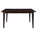 Coaster Furniture Gabriel 100771 Rectangular 59-inch Wood Dining Table - Cappuccino IMAGE 2