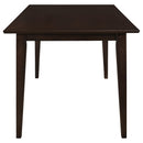 Coaster Furniture Gabriel 100771 Rectangular 59-inch Wood Dining Table - Cappuccino IMAGE 3