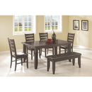 Coaster Furniture Dalila 102723 Leatherette Upholstered Wood Dining Bench - Cappuccino IMAGE 3
