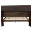 Coaster Furniture Jessica 200719Q Wood Queen LED Storage Bookcase Bed - Cappuccino IMAGE 5