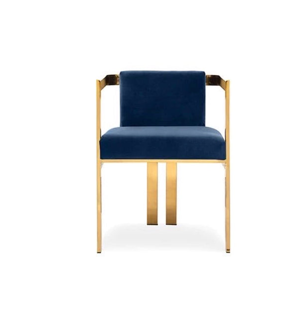 L016 Monte Carlo Blue Dining Chair