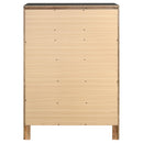 Coaster Furniture Miranda 206365 5-Drawer Bedroom Chest - Black IMAGE 6