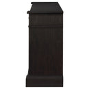 Coaster Furniture Phelps 121235 2-door Sideboard Buffet Cabinet - Distressed Noir IMAGE 4