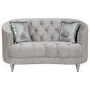 Coaster Furniture Avonlea Stationary Fabric Loveseat 508462 IMAGE 2