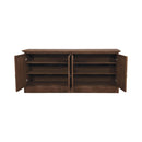 Coaster Furniture Brockway 110315 4-door Dining Sideboard Buffet Cabinet - Antique Java IMAGE 1