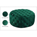 Meridian Addison Green Velvet Ottoman/Bench IMAGE 4