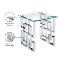 Meridian Alexis Chrome End Table IMAGE 4