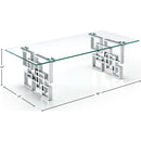 Meridian Alexis Chrome Coffee Table IMAGE 3