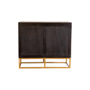 Coaster Furniture Zara 953447 2-door 40" Wood Accent Storage Cabinet - Black Walnut IMAGE 2