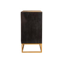 Coaster Furniture Zara 953447 2-door 40" Wood Accent Storage Cabinet - Black Walnut IMAGE 3