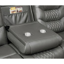 Coaster Furniture Flamenco Power Reclining Leatherette Sofa 610204P IMAGE 12