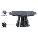 Meridian Omni Black Faux Marble Coffee Table IMAGE 7