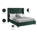 Meridian Barolo Green Velvet Full Bed IMAGE 9