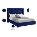 Meridian Barolo Navy Velvet King Bed IMAGE 9
