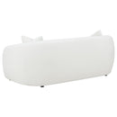 Coaster Furniture Isabella 509871 Faux Sheepskin Upholstered Sofa - Natural IMAGE 5