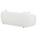 Coaster Furniture Isabella 509871 Faux Sheepskin Upholstered Sofa - Natural IMAGE 6