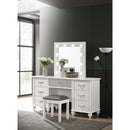 Coaster Furniture Barzini 205897STL Upholstered Vanity Stool - Metallic and White IMAGE 2