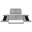 Coaster Furniture Bowen 506782 Upholstered Track Arm Tufted Loveseat - Grey IMAGE 8