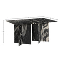 Meridian Verona Black Dining Table (3 Boxes) IMAGE 8