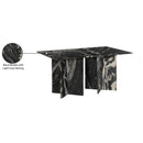 Meridian Verona Black Dining Table (3 Boxes) IMAGE 9