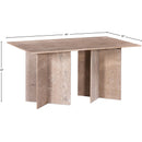 Meridian Verona Beige Dining Table (3 Boxes) IMAGE 11