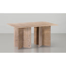 Meridian Verona Beige Dining Table (3 Boxes) IMAGE 2
