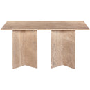 Meridian Verona Beige Dining Table (3 Boxes) IMAGE 3