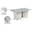 Meridian Verona White Dining Table (3 Boxes) IMAGE 11