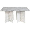 Meridian Verona White Dining Table (3 Boxes) IMAGE 4
