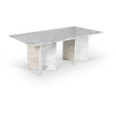 Meridian Verona White Dining Table (3 Boxes) IMAGE 1