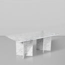 Meridian Verona White Dining Table (3 Boxes) IMAGE 2