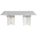 Meridian Verona White Dining Table (3 Boxes) IMAGE 4