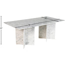 Meridian Verona White Dining Table (3 Boxes) IMAGE 9