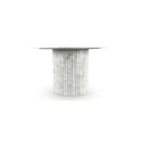 Meridian Genoa White Dining Table IMAGE 8