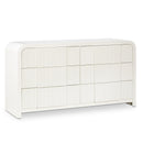 Meridian Fluted Cream Dresser IMAGE 1