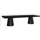 Meridian Tavolo Black Oak Veneer Dining Table (3 Boxes) IMAGE 14