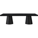 Meridian Tavolo Black Oak Veneer Dining Table (3 Boxes) IMAGE 6