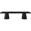 Meridian Tavolo Black Oak Veneer Dining Table (3 Boxes) IMAGE 7