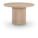 Meridian Belinda Natural Oak Veneer Dining Table IMAGE 1