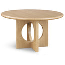 Meridian Rivas Natural Oak Dining Table IMAGE 1
