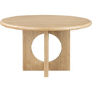 Meridian Rivas Natural Oak Dining Table IMAGE 3