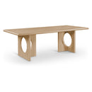 Meridian Rivas Natural Oak Dining Table IMAGE 1