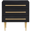 Meridian Marisol Black Night Stand IMAGE 3