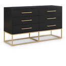 Meridian Maxine Black Dresser IMAGE 1