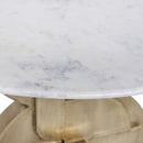 Meridian Alden White Dining Table IMAGE 4