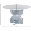 Meridian Alden White Dining Table IMAGE 10