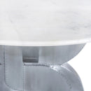 Meridian Alden White Dining Table IMAGE 4