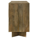 Coaster Furniture Tyler 130515 3-door Solid Wood Sideboard Buffet Cabinet - Mango Brown IMAGE 7