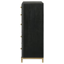 Coaster Furniture Arini 224335 5-Drawer Bedroom Chest - Black IMAGE 5