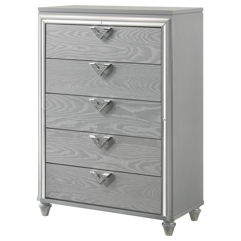 Coaster Furniture Veronica 5-Drawer Chest 224725 IMAGE 4